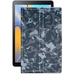 Чехол StatusCASE из экокожи для планшета Samsung Galaxy Tab A 10.5 (T590) Хаки-синий