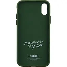 Чохол-накладка Remax Creative Case Apple iPhone X Green - мініатюра 5