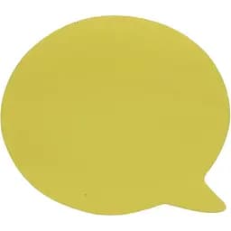 Бумага для заметок Bambi Мысль Y01-5, 100 листов 70x70 мм желтая