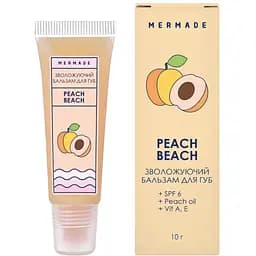 Бальзам для губ Mermade Peach Beach SPF6 зволожувальний 10 мл (MRL0010)