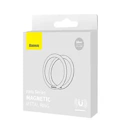 Пластина для MagSafe Baseus Halo Series Magnetic Metal Ring 2pcs/pack PCCH000012 Silver