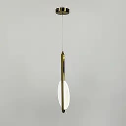 Современный минималистичный подвес в латунном корпусе 42х20 см | Line F | Арт. AA229 AB