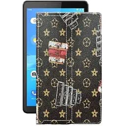 Чохол StatusCASE з екошкіри для планшету Lenovo Tab M7 Луі-Вітон-коричневий