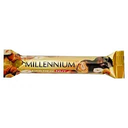 Шоколад Millennium Golden Nut черный с начинкой и целыми лесными орехами 40 г (922107)