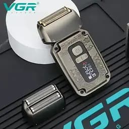 Електробритва для чоловіків VGR V-337 акумуляторна 5W Gold - мініатюра 3