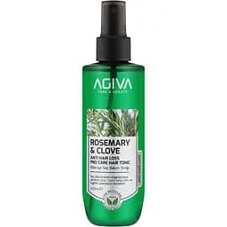 Тонік проти випадіння волосся Agiva Rosemary&Clove Anti Hair Loss Pro Care Hair Tonic Розмарин та Гвоздика 200 мл