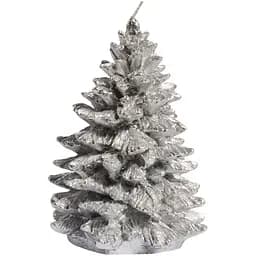 Свічка Yes! Fun Срібна ялинка парафін 15 см (710384)