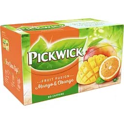 Чай фруктово-трав'яний Pickwick Fruit fusion Mango&Orange зі шматками манго та цедрою апельсину 35 г (20 шт. по 1.75 г) - мініатюра 2