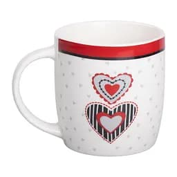 Чашка порцелянова I love you 400 мл, білий Liling Rongxiang Ceramic RX-N240147W
