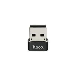 Adapter Hoco UA6 USB -> Type-C Black - мініатюра 2