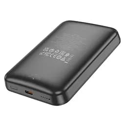 Павербанк магнітний із бездротовим зарядним Borofone BJ63A Nimble PD20W magnetic 10000mAh чорний - мініатюра 2