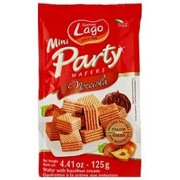 Вафли Gastone Lagо Mini с фундучным кремом 125 г (756004)