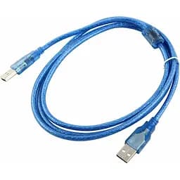Кабель Value USB AM-AM, 30 см, синій (S0582_)