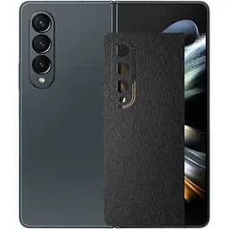Захисна плівка StatusSKIN для Samsung Galaxy Z Fold4 Корпус Вініл Шкіра чорна - мініатюра 1