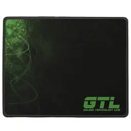 Коврик GTL Gaming S черный-зеленый 250x210х2 мм антискользящая основа защита от влаги