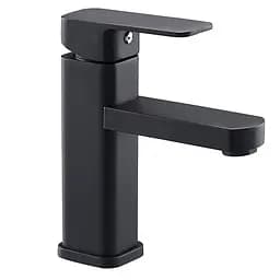 Змішувач для умивальника Zegor LEB1-123YB одноважільний чорний 30412