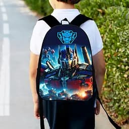 Рюкзак детский Трансформеры «Transformers» 34х27см, городской ранец для мальчика с принтом (00564)