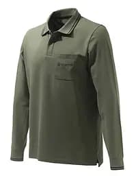 Поло Beretta Airmesh Polo LS M Темно-оливковое