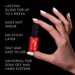 Верхнє покриття без липкого шару Kodi Professional No Sticky Top Coat 7 мл - мініатюра 3