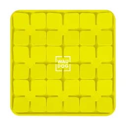 Килимок для пошуку корму Waudog Silicone 205х205х17 мм жовтий - мініатюра 3