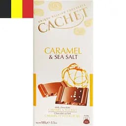 Шоколад молочний Cachet Caramel & Sea Salt 100 г