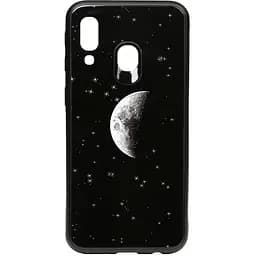 Чохол-накладка Toto Cartoon Print Glass Case Samsung Galaxy A40 Starry Sky