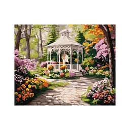 Картина за номерами "Квіткова галявина" Ідейка KHO2909, 40х50 см