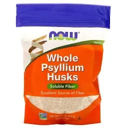 Цельная шелуха подорожника Now Foods Whole Psyllium Husk