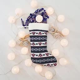 Чобіт новорічний подарунковий Санта Клаус 37см