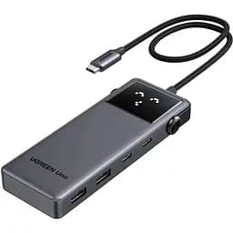 Док-станція USB3.2 Type-C - - HDMI 4K60Hz/2xUSB-А 3.2/2xUSB-C 3.2/PD 100W 6-in-1 CM888 Ugreen (35998)