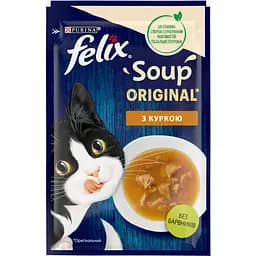 Набір вологого корму для котів Felix Soup Мікс 576 г (48 г x 12 шт.) - мініатюра 3