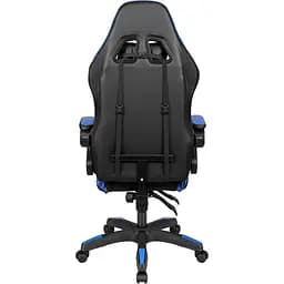 Крісло геймерське Kruger&Matz GX-150 з підставкою для ніг Black/Blue - мініатюра 6