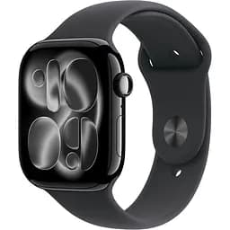 Смарт-часы Apple Watch Series 11 GPS 46 мм Jet Black Aluminum Case with Black Sport Band M/L [MEUX4] Б/У [161499]