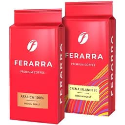 Набір меленої кави Ferarra Arabica 100% 250 г + Crema Irlandise 250 г