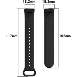 Ремінець DK Silicone Sport Band для Xiaomi Redmi Smart Band Pro (Dark Blue) - мініатюра 3
