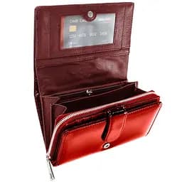 Гаманець жіночий шкіряний Semi Line RFID Red (P8229-2) - мініатюра 2
