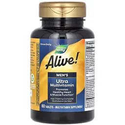 Витаминно-минеральный комплекс для мужчин Nature's Way Alive! Men's Ultra Multivitamin 60 таблеток