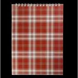 Блокнот на пружині Buromax Shotlandka А5, 48 аркушів бордовий (BM.2470-13)