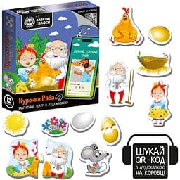Магнітний театр Vladi Toys Казкові голоси Курочка Ряба з аудіоказкою (VT3206-39) - мініатюра 3