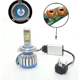 Автолампи XPRO T1 H4 LED надяскраві світлодіодні 6000К 50W 2 шт. (MER-11144) - мініатюра 3