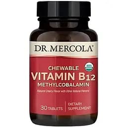 Витамин В12 Dr. Mercola 1000 мкг 30 жевательных таблеток