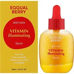 Сироватка для обличчя Eqqualberry Deep Cera Vitamin Illuminating Serum для рівного тону 30 мл