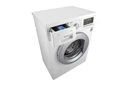 Пральна машина LG з фронтальним завантаженням F1296HDS1, 7кг, 1200, A+++, Пар, глибина 44см, Дисплей, Інвертор, Білий (F1296HDS1) - мініатюра 7