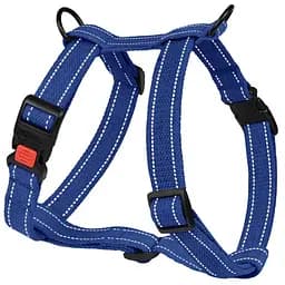 Шлея для собак Barksi Cotton Н-подібна S 20-30х36-60х1.6 см синя