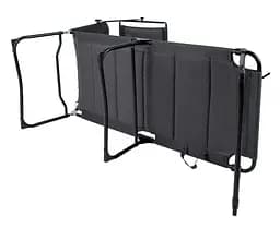 Ліжко розкладне Bo-Camp Sun Lounger With Sunscreen 5 Positions Grey (1304492) (DAS303260) - мініатюра 2