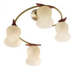 Люстра стельова Brille кантрі E27 40W G (BKL-065C/4)