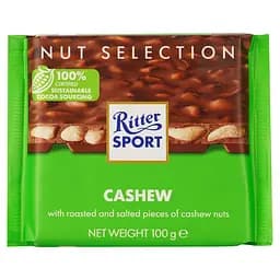 Шоколад Ritter Sport молочний з кеш'ю 100 г (896950)