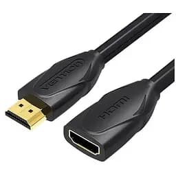 Кабель мультимедийный HDMI M to HDMI F 2.0m black Vention (VAA-B06-B200)