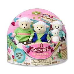 Набір фігурок Li'l Woodzeez Сім'я овечок 4од книжка EN det0018378 - мініатюра 2