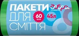 Пакеты для мусора Добра господарочка, 45 л, 60 шт. (4820086521833)